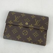 LOUIS VUITTON ルイヴィトン モノグラムトレゾール・エテュイ・パピエ 三つ折り財布 レディース メンズ 財布 ウォレット おしゃれ 送料無料_画像1