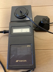 中古 TOPCON トプコン デジタル照度計 IM-5 動作確認済み