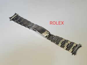 ロレックス 希少 リベットブレス 出べそ19㎜ ベルト 純正 正規品 ヴィンテージ SS メンズ腕時計用 ROLEX