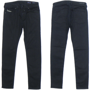 DIESEL SPENDER W28 ジョグジーンズ デニムスウェットパンツ 黒紺／ブラックネイビー SPENDER-NE 0608V √Denim+[Sweat/Pants] ディーゼル