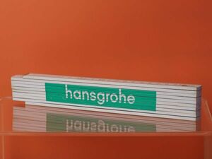 ドイツ ビンテージ定規 折尺 木製 hansgrohe
