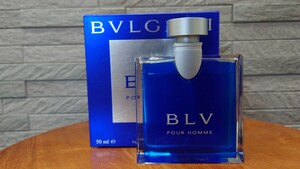 ② BVLGARY голубой бассейн Homme 50ml внутренний импорт представительство магазин наклейка есть 