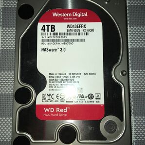 【高耐久】WD RED ウェスタンデジタル WD40EFRX 4TB　6DF5