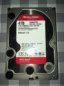 【高耐久】WD RED ウェスタンデジタル WD40EFRX 4TB　6DF5