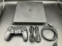 ★【同梱不可】中古品 SONY ソニー PlayStation4 PS4本体+コントローラー+ケーブル類 CUH-2100B_画像1