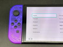★【同梱不可】中古品 Nintendo Switch ニンテンドースイッチ 有機ELモデル スプラトゥーン3エディション 動作確認済み_画像4