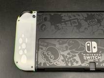 ★【同梱不可】中古品 Nintendo Switch ニンテンドースイッチ 有機ELモデル スプラトゥーン3エディション 動作確認済み_画像6