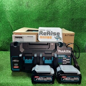 マキタ パワーソースキット A-71984 XGT4 makita 40V バッテリー2個・2口急速充電器セット【未使用】※長期保管品