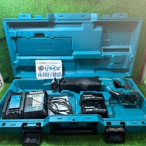 マキタ makita JR187DRGX 充電式レシプロソー バッテリー2個付き ※削り跡あり(掲載画像参照)【中古】