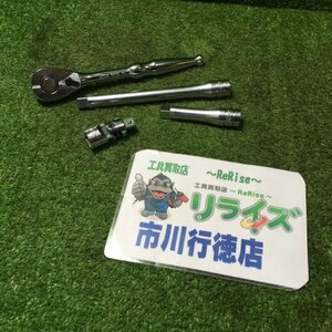 KTC BR3E ラチェットハンドル エクステンションバー2本セット【中古】