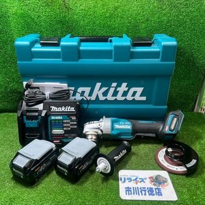 マキタ GA047GRMX 125ｍｍ 充電式ディスクグラインダ makita バッテリー2個付き 【中古極美品】※試し充電のみ