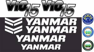 YANMAR VIO 15＊ヤンマーVIO 15＊ユンボ＊ミニユンボ＊ミニバックホー＊油圧ショベル＊カッティングステッカーシール デカル