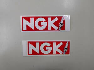 未使用　NGK　ステッカー　2枚セット　クリックポスト　エヌジーケー