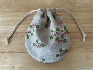  hand made * Mini .. pouch * strawberry ①