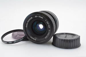 ★極上美品★ ニコン Nikon ZOOM-NIKKOR 35-70mm F3.5-4.5 Ai-S 前後キャップ&レンズフィルター付 同梱可 #tk3832r