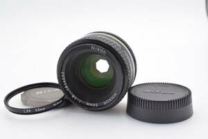 ★特別特価★ ニコン Nikon NIKKOR 50mm F1.8 Ai 前後キャップ&レンズフィルター付 同梱可 #tk3855