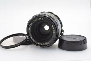 ★極上美品★ ニコン Nikon NIKKOR H.C Auto 50mm F2 非Ai 前後キャップ&レンズフィルター付 ★動作保証・完動★ 同梱可 #tk3878