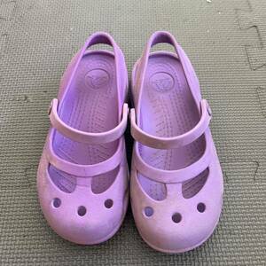 Crocs purple sandals C11
