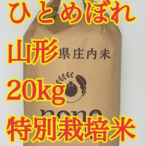 ひとめぼれ　20kg 令和5年　山形　特別栽培米