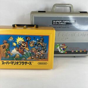 ●スーパーマリオブラザーズ ファミコン カセット ケース ソフト 収納ボックス 任天堂 FC ファミリーコンピュータ スーパーファミコン