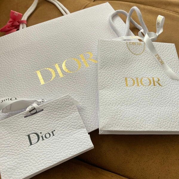 Dior ショップバック　リボン