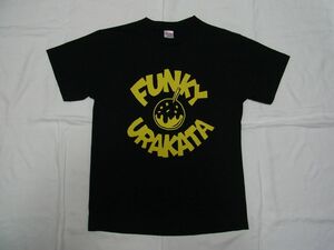 ★美品・未着用★ ファンキー加藤 サイン入り FUNKY URAKATA スタッフ Ｔシャツ sizeM 黒 ★古着 非売品 ファンモン ライブ ツアー グッズ