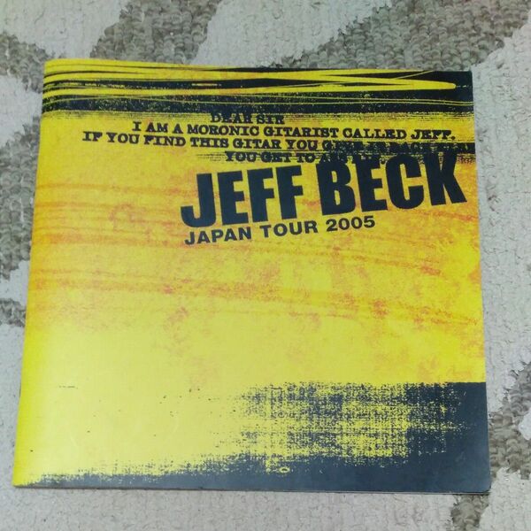 【貴重】ツアーパンフレット　ジェフ・ベックJAPAN TOUR2005