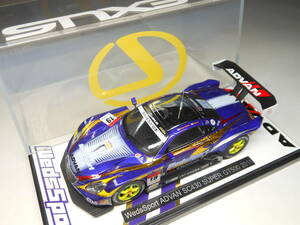  EBBRO 1/43 Weds Sport _ Advan SC430... #19.. two / one-side hill dragon .... super GT500/2011( case . cloudiness ., box less .)