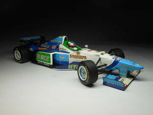 ミニチャンプス 1/18 ベネトン・ルノー B196…＃3 ジャン・アレジ…F-1 G.P. Series 1996（デカール傷み）