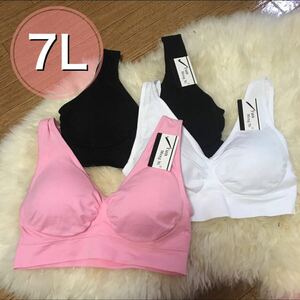  non wire bra 3 pieces set 7 L black black pink white Night bla sports bra nursing blaF110 G110 C115 D115 E115