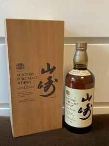 SUNTORY PURE MALT WHISKY サントリー ピュアモルト ウイスキー 山崎 12年 向獅子 マーク 特級 760ml 箱入★未開封