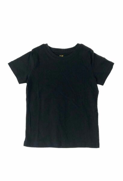 H&M BASIC*エイチアンドエム*Tシャツ*ブラック*92