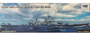 残1【在庫限り】VEE HOBBY 1/700 アメリカ海軍 戦艦 ニュージャージー ディティールアップパーツ入り プラモデル 未組立 米海軍 アイオワ級