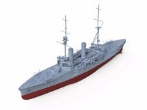 SSMODEL 1/350 日本海軍 筑波級 巡洋戦艦 生駒 3Dプリントキット レジン 未組立 プラモデル_画像2