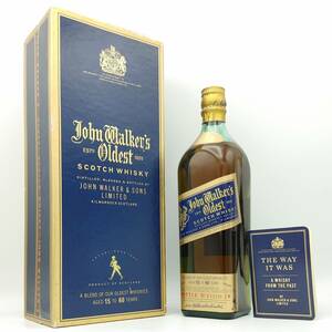 【全国送料無料】John Walker's Oldest AGED15TO60YEARS SCOTCH WHISKY　43度　750ml【ジョニーウォーカー オールデスト Johnnie Walker】