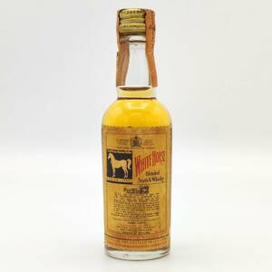 【全国送料無料】WHITE HORSE Blended Scotch Whisky　43度　約50ml【ホワイトホース スコッチ ウイスキー】
