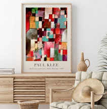 G3307 パウル・クレー Paul Klee バウハウス キャンバスアートポスター 50×70cm イラスト インテリア 雑貨 海外製 枠なし_画像1