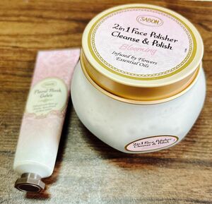 SABON フローラルジュレマスク30ml　SABON フェイスポリッシャー ブルーミング200ml