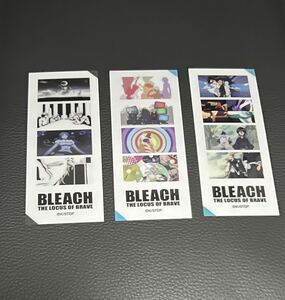 BLEACH THE LOCUS OF BRAVE 横浜 ランドマークタワー ランダムコマフィルム風カード 3種セット