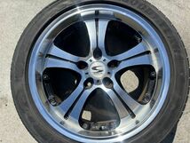 アルミホイール 　Ｓ　ＨＯＬＤ　エスホールド　 17インチ　7J×17 5穴　PCD114.3　 205/50R17 93V　プレマシー取り外し　051402JO_画像6