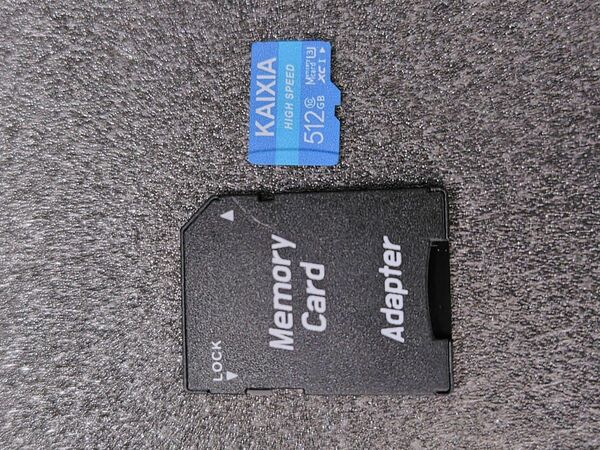 microSDカード 512G Class10　今年1月Yahooショッピングで購入