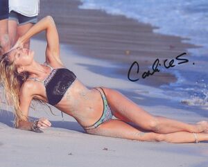 Candice Swanepoel キャンディス・スワンポール★直筆サイン写真★証明書COA◆9873