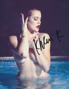 Khloe Kardashian* автограф автограф фотография * сертификат COA*0106