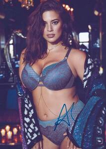 Ashley Graham* autograph autograph photograph * certificate COA*0021