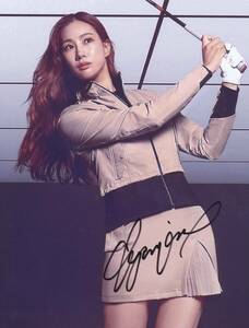 Yoo Hyun-Juyu*hyonju* autograph autograph photograph * certificate COA*0269