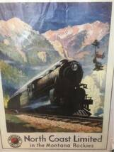 New Century Picture Corp. プリント絵 North Coast Limited in the Montana Rockies ノースコーストリミテッド ノーザンパシフィック鉄道_画像2