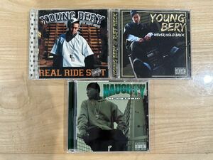 レア RUFF NECK NAUGHTY YOUNG BERY CD ANARCHY SLICK LYRIC REAL RIDE SHIT NEVER HOLD BACK 3枚セット