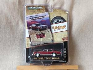 ■未開封■ GREENLIGHT 1/64 1986 CHEVROLET CAPRICE BROUGHAM グリーンライト