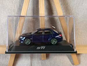 ■未開封■ メーカー不明 1/64 スバル WRX STI 紺? ディーラー販促品