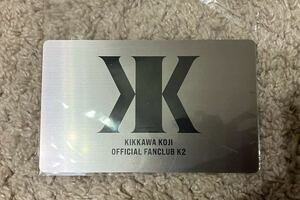 KIKKAWA KOJI OFFICIAL FANCLUB K2 プレート　吉川晃司